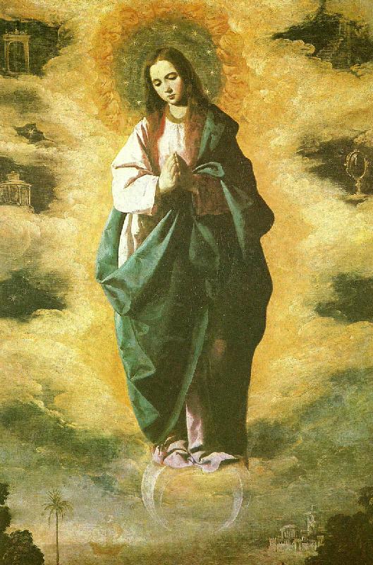 Francisco de Zurbaran immaculate virgin France oil painting art